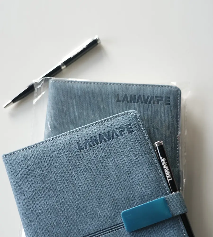 Got my hands on the LANAVAPE notebook at the event – sleek design with buttery-smooth paper! Perfect for sketching new ideas or jotting down flavor inspirations. 