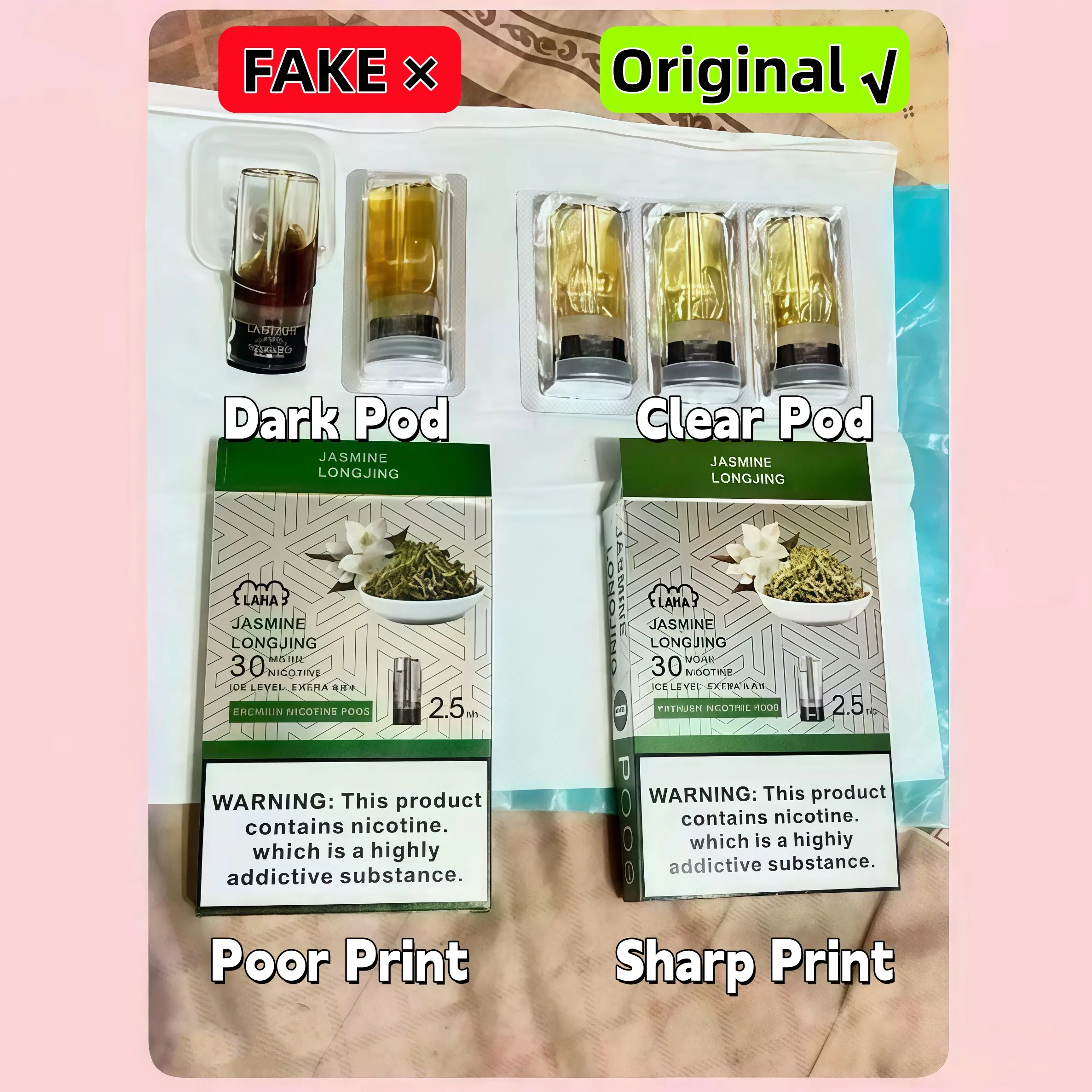 Notice on Counterfeit LANAVAPE Products